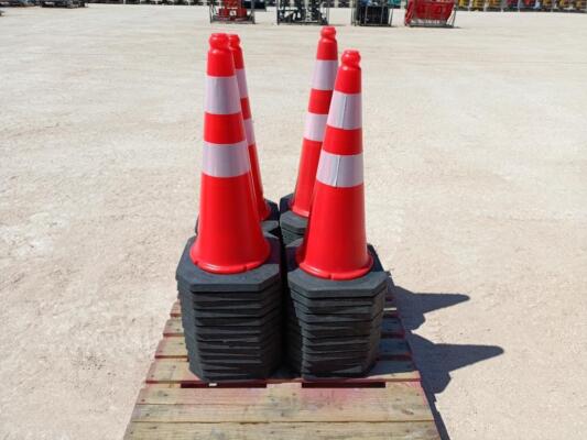 (50) Unused Safety Traffic Cones