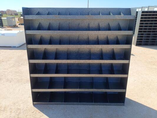 Unused (58 Bin) Metal Bolt Bin