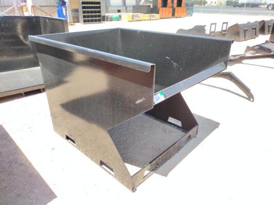 Unused 2 CY. Skid Steer Hopper w/Fork Pockets