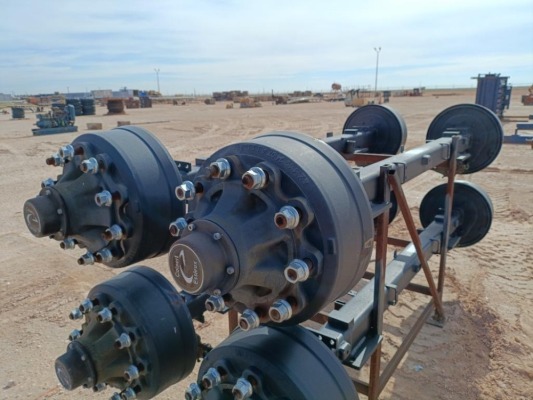 (2) Unused Colaert Essieux Semi Trailer Axles