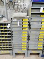 Kimball Midwest Storage Shelf,  Fuses, Cable Ties Flare Fittings 