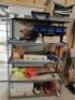 Metal Shelf & Miscellaneous Items