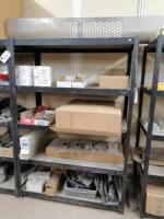 Metal Shelf with Miscellaneous Truck Parts