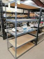 Metal Shelf with Miscellaneous Truck Parts