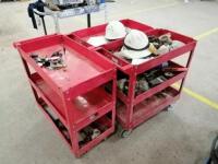 (2) Mechanic Parts Carts