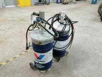 (2) 30 Gallon Air Grease Dispensers