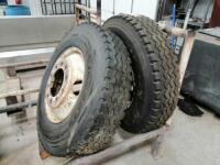 (2) 11R22.5 Wheels & Tires