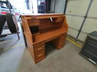 Antique Roll Top Desk