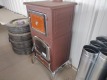 Unused Antique Style Wood Burning Stove w/Cast Iron Top - 2