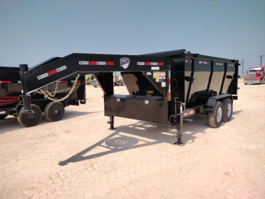 Unused 2023 MTP 14Ft Gooseneck Roll Off Trailer