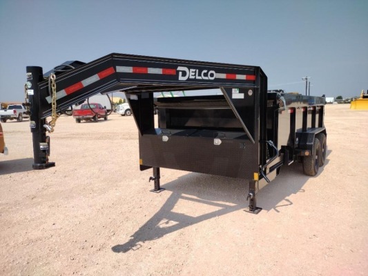 Unused 2024 Delco 14Ft Gooseneck Dump Trailer