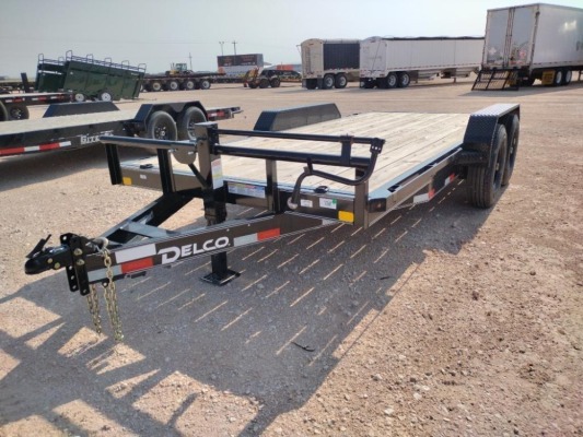 Unused 2024 Delco 16Ft Car Hauler Trailer