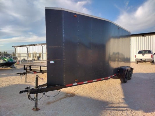 20Ft x 78â€ Shop Built Enclose Trailer (Bill Of Sale Only)