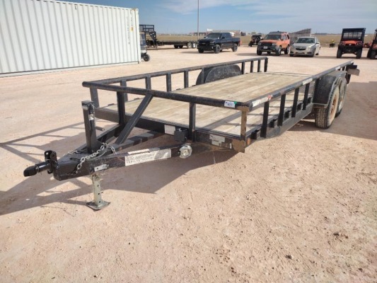 2019 Silver Special 20 Ft Utility Trailer