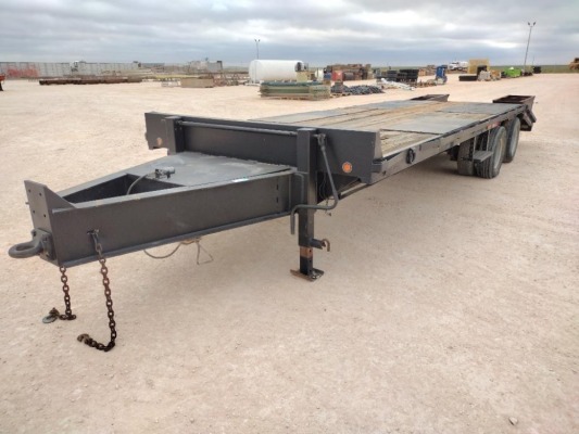 2006 CMT 25Ft Pintle Hitch Equipment Trailer