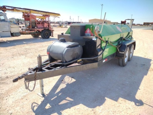 Shop Built Fuel Transfer Trailer 1,200 Gallon Tank w/50 Gal DEF Tank and Hydraulic Tank