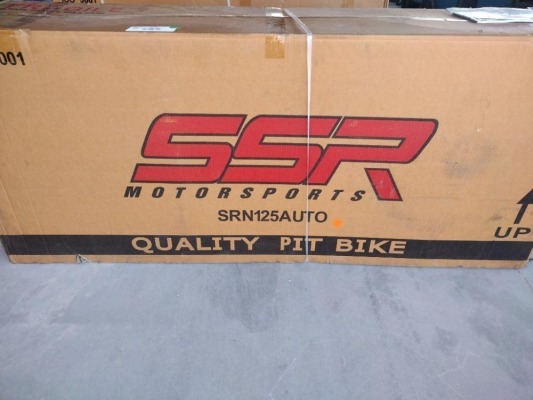 Unused SSR SRN125 Auto Pit Bike