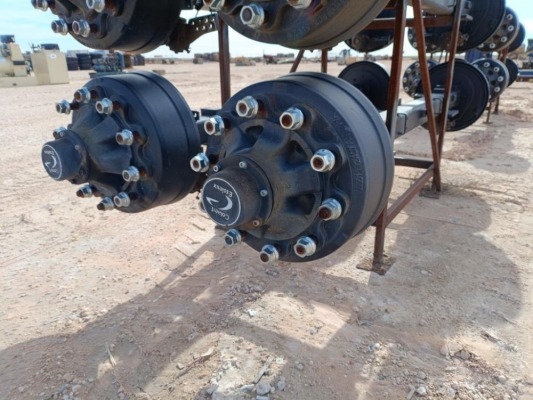 (2) Unused Colaert Essieux Semi Trailer Axles