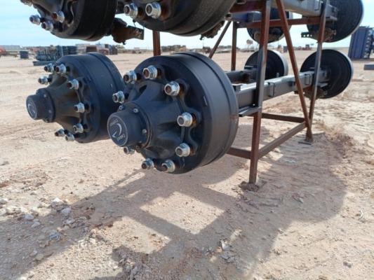 (2) Unused Colaert Essieux Semi Trailer Axles