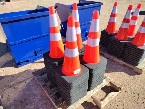 (50) Unused Safety Traffic Cones