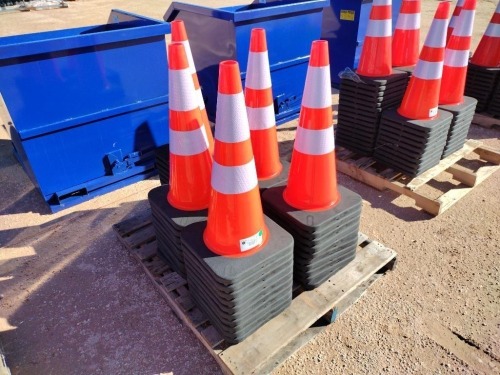 (50) Unused Safety Traffic Cones