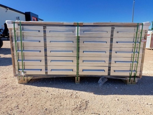 Unused 7Ft 20 Drawers Stainless Steel Workbench