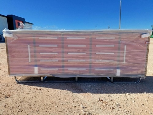 Unused 10Ft 15 Drawers Stainless Steel Workbench