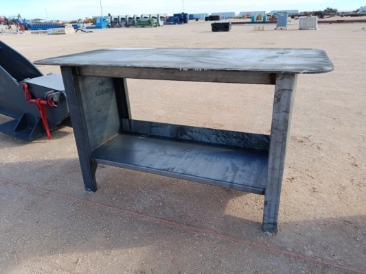 Unused 30'' x 57'' Welding Table w/Shelf (5/16'' Top)