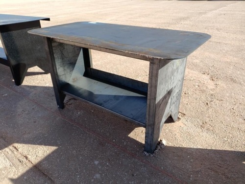 Unused 30'' x 57'' Welding Table w/Shelf (5/16'' Top)