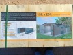 Unused Single Garage Metal Shed 13ft x 20ft - 2