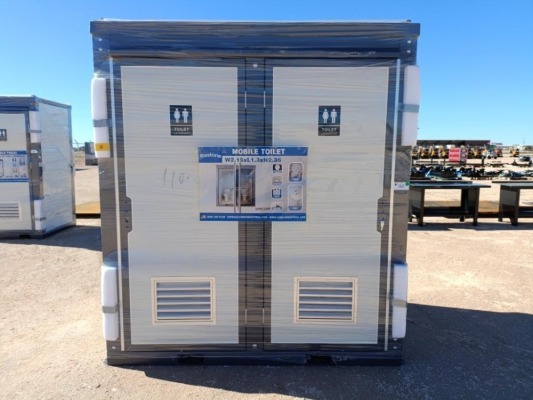 Unused Bastone Portable Toilet w/ Double Close Stools