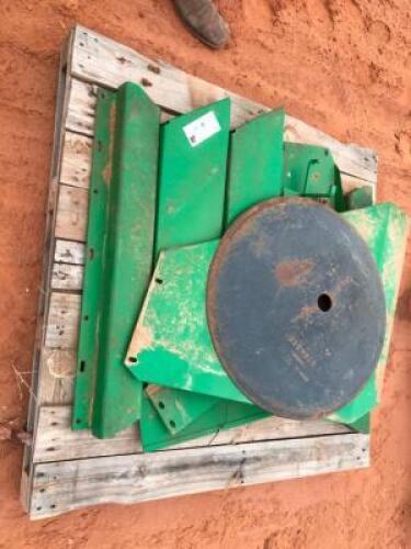 Pallet with John Deere Covers