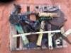 Pallet with Gauge Wheels