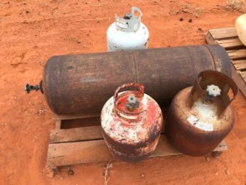 4 Propane Tanks