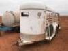 Stock Trailer, Bumper Pull