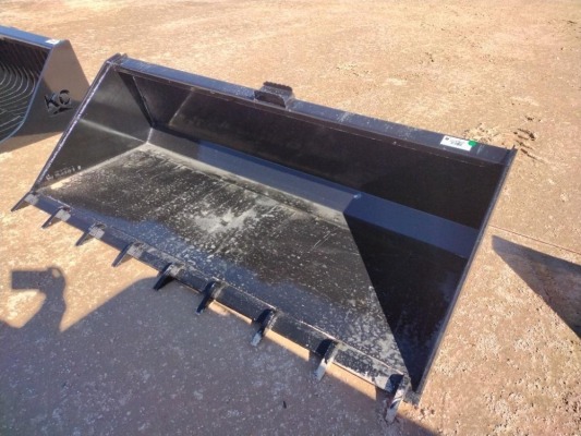 Unused 78â€ Skid Steer Bucket w/Teeth