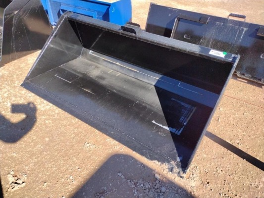 Unused 66â€ Skid Steer Bucket w/Single Blade