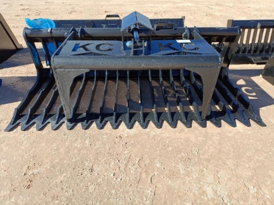 Unused 76'' Single Cylinder Skeleton Grapple Bucket