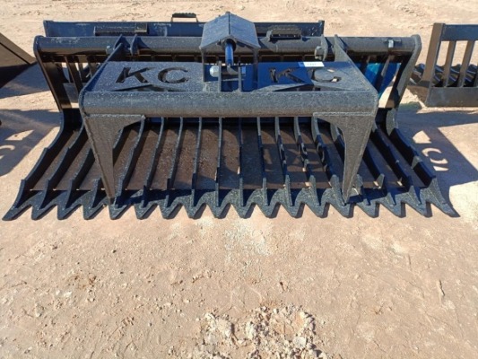 Unused 76'' Single Cylinder Skeleton Grapple Bucket