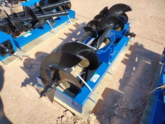 Unused GIYI Skid Steer Auger Set