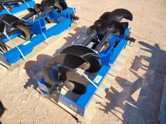 Unused GIYI Skid Steer Auger Set