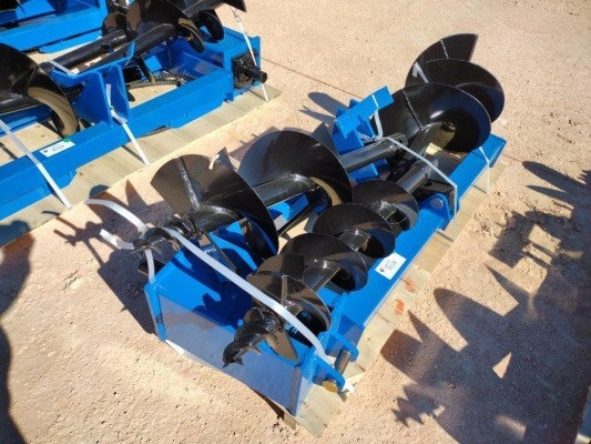 Unused GIYI Skid Steer Auger Set