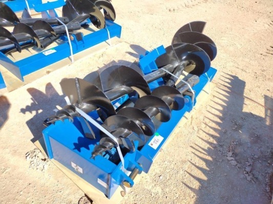 Unused GIYI Skid Steer Auger Set