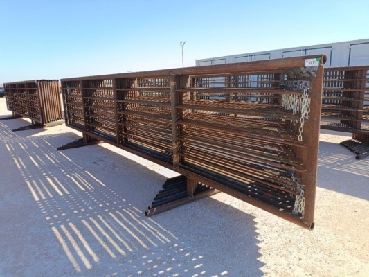 (10) 24Ft Free Standing Fence Panels