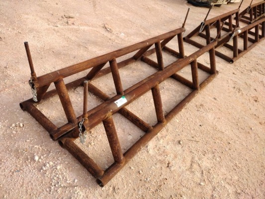 Set of 8Ft Pipe Racks