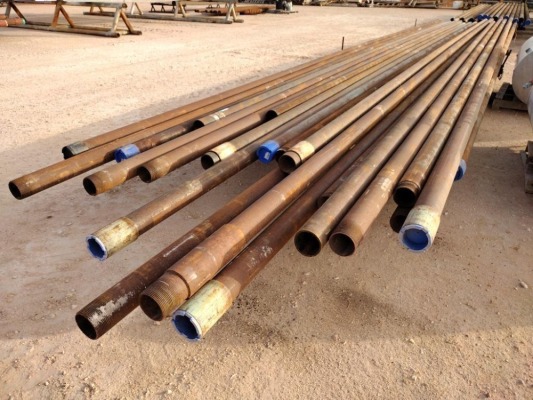 Approx (25) Joints of 4 1/4'' & 4 1/2'' Steel Pipe