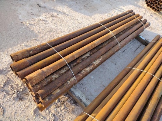 (25) Joints of 2 7/8" Metal Post 8ft Long