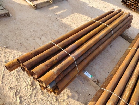 (25) Joints of 2 7/8" Metal Post 8ft Long