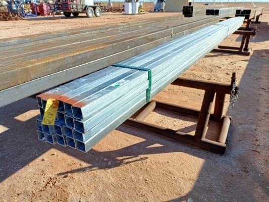 (20) pcs of 2" Galvanized Square Tubing @20Ft