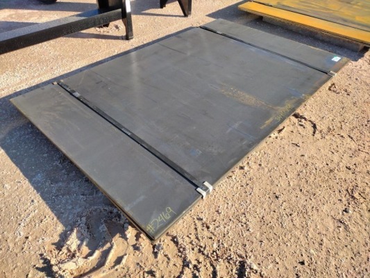 (2) 3/4'' Thick Steel Plates/Road Plates 60'' X 96''